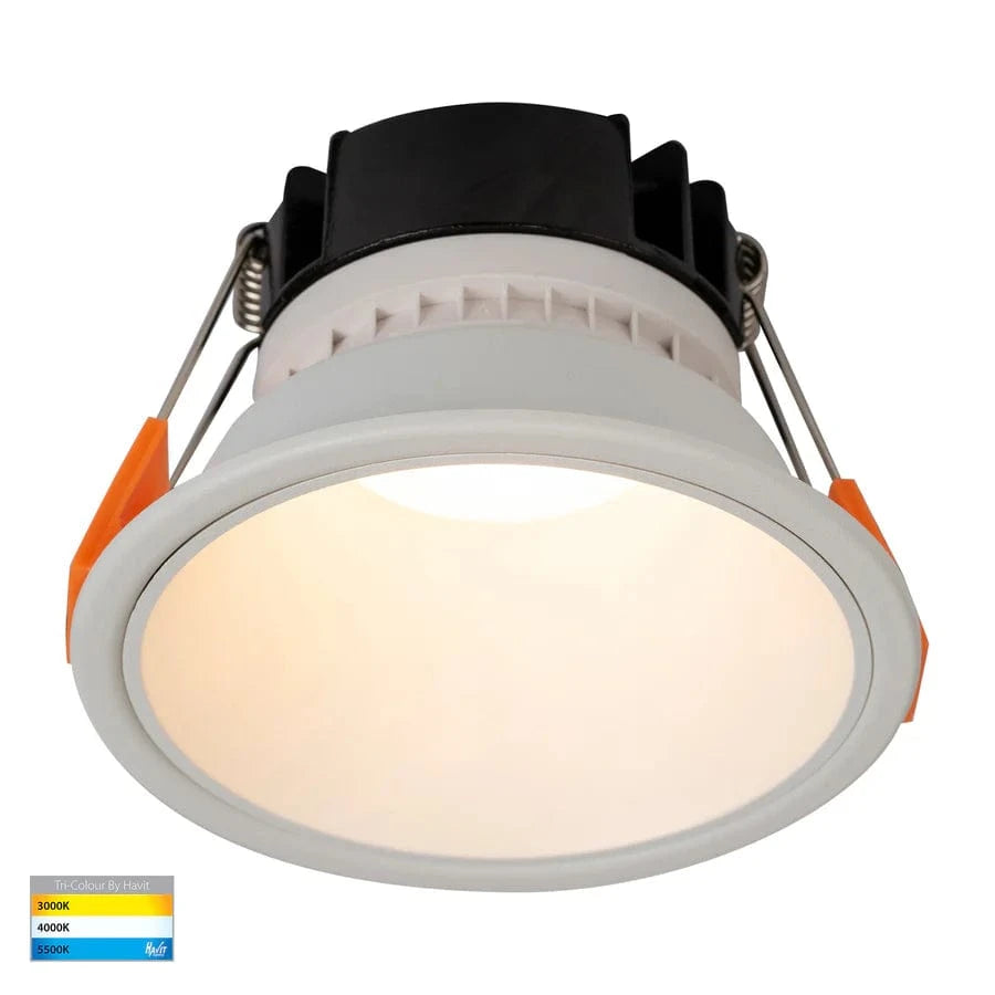 Havit Lighting Lighting Gleam LED Downlight 9w Black, White CCT HV5528D2W Havit Lighting Lights-For-You