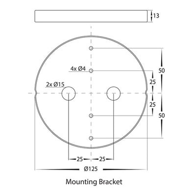 Havit Lighting Lighting Halo LED Wall Light CCT 18w in Black or White Havit Lighting - HV3593T Lights-For-You