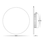 Havit Lighting Lighting Halo LED Wall Light CCT 18w in Black or White Havit Lighting - HV3593T Lights-For-You