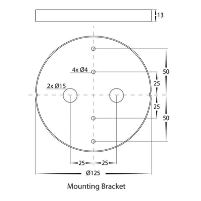Havit Lighting Lighting Halo LED Wall Light CCT 24w in Black or White Havit Lighting - HV3594T Lights-For-You