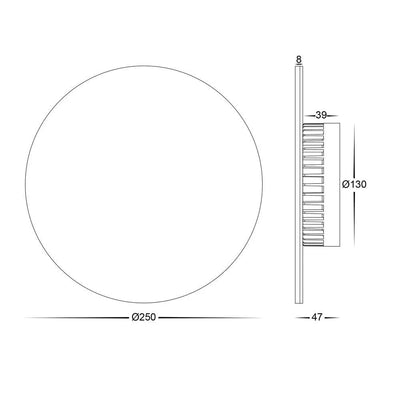 Havit Lighting Lighting Halo LED Wall Light RGBW 18w in Black or White Havit Lighting - HV3593RGBW Lights-For-You