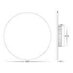 Havit Lighting Lighting Halo LED Wall Light RGBW 24w in Black or White Havit Lighting - HV3594RGBW Lights-For-You