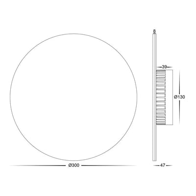 Havit Lighting Lighting Halo LED Wall Light RGBW 24w in Black or White Havit Lighting - HV3594RGBW Lights-For-You