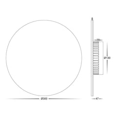 Havit Lighting Lighting Halo LED Wall Light RGBW 24w in Black or White Havit Lighting - HV3594RGBW Lights-For-You