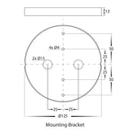 Havit Lighting Lighting Halo LED Wall Light RGBW 24w in Black or White Havit Lighting - HV3594RGBW Lights-For-You