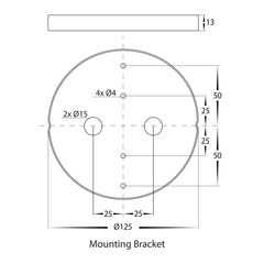 Havit Lighting Lighting Halo LED Wall Light RGBW 24w in Black or White Havit Lighting - HV3594RGBW Lights-For-You