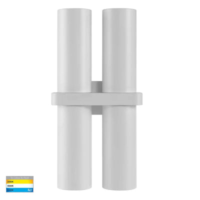 Havit Lighting Lighting HV10392T - Luz White TRI Colour Double Up & Down Wall Pillar Lights Lights-For-You HV10392T
