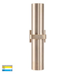 Havit Lighting Lighting HV10591T - Luz Solid Brass TRI Colour Single Up & Down Wall Pillar Lights Lights-For-You HV10591T