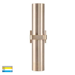 Havit Lighting Lighting HV10591T - Luz Solid Brass TRI Colour Single Up & Down Wall Pillar Lights Lights-For-You HV10591T
