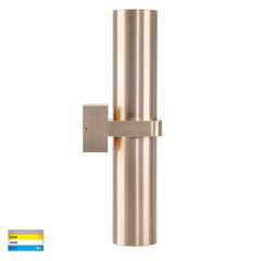 Havit Lighting Lighting HV10591T - Luz Solid Brass TRI Colour Single Up & Down Wall Pillar Lights Lights-For-You HV10591T