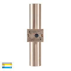 Havit Lighting Lighting HV10591T - Luz Solid Brass TRI Colour Single Up & Down Wall Pillar Lights Lights-For-You HV10591T