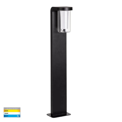 Havit Lighting Lighting HV1691T-BLK-240V - Otaner Aluminium Black Tri Colour LED Bollard Light Lights-For-You HV1691T-BLK-240V