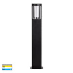 Havit Lighting Lighting HV1691T-BLK-240V - Otaner Aluminium Black Tri Colour LED Bollard Light Lights-For-You HV1691T-BLK-240V