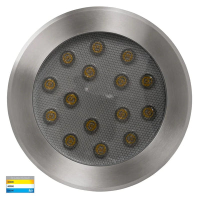 Havit Lighting Lighting HV1845T - Split 316 Stainless Steel TRI Colour 18w LED Inground Light Lights-For-You HV1845T-240V