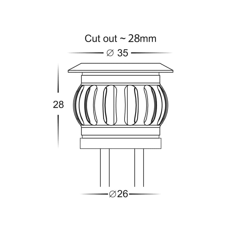 Havit Lighting Lighting HV2826CCT | HV28261CCT - Flame 316 Stainless Steel CCT Deck Lights Lights-For-You