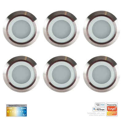 Havit Lighting Lighting HV2826CCT | HV28261CCT - Flame 316 Stainless Steel CCT Deck Lights Lights-For-You