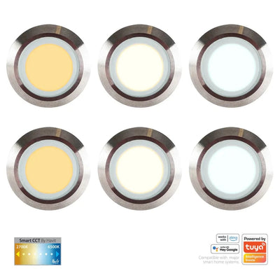 Havit Lighting Lighting HV2826CCT | HV28261CCT - Flame 316 Stainless Steel CCT Deck Lights Lights-For-You HV2826CCT