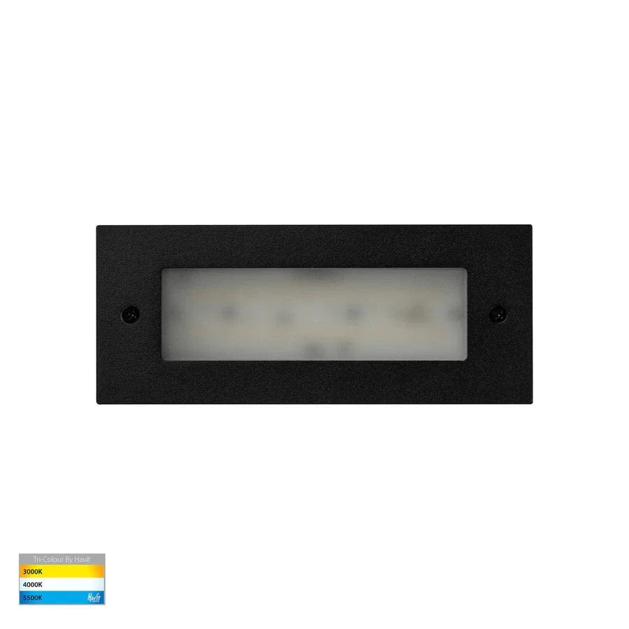 Havit Lighting Lighting HV3005T-BLK-12V | HV3005T-BLK-240V - Bata Black 6w LED Brick Light Lights-For-You HV3005T-BLK-240V