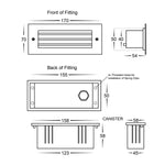 Havit Lighting Lighting HV3006T-BLK-12V | HV3006T-BLK-240V - Bata Black 6w LED Brick Light Lights-For-You