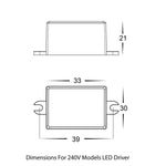 Havit Lighting Lighting HV3106T-WHT-240V | HV3106T-WHT-12V - Paso White Recessed LED Step Light Lights-For-You
