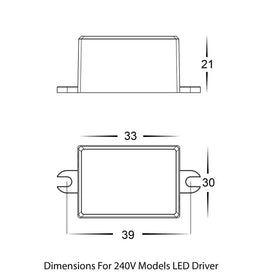 Havit Lighting Lighting HV3106T-WHT-240V | HV3106T-WHT-12V - Paso White Recessed LED Step Light Lights-For-You