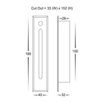 Havit Lighting Lighting HV3106T-WHT-240V-PIR - Paso White Recessed LED Step Light with Sensor Lights-For-You HV3106T-WHT-240V-PIR
