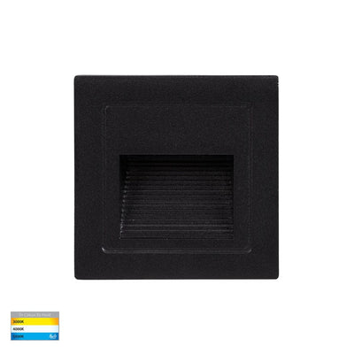 Havit Lighting Lighting HV3112T-BLK-240V | HV3112T-BLK-12V - Black Square Recessed LED Step Light Lights-For-You