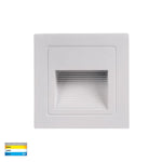 Havit Lighting Lighting HV3112T-WHT-240V | HV3112T-WHT-12V - White Square Recessed LED Step Light Lights-For-You