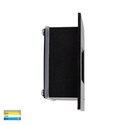 Havit Lighting Lighting HV3113T-BLK-240V | HV3113T-BLK-12V - Black Rectangular Recessed LED Step Light Lights-For-You