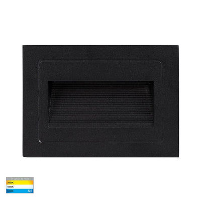 Havit Lighting Lighting HV3113T-BLK-240V | HV3113T-BLK-12V - Black Rectangular Recessed LED Step Light Lights-For-You