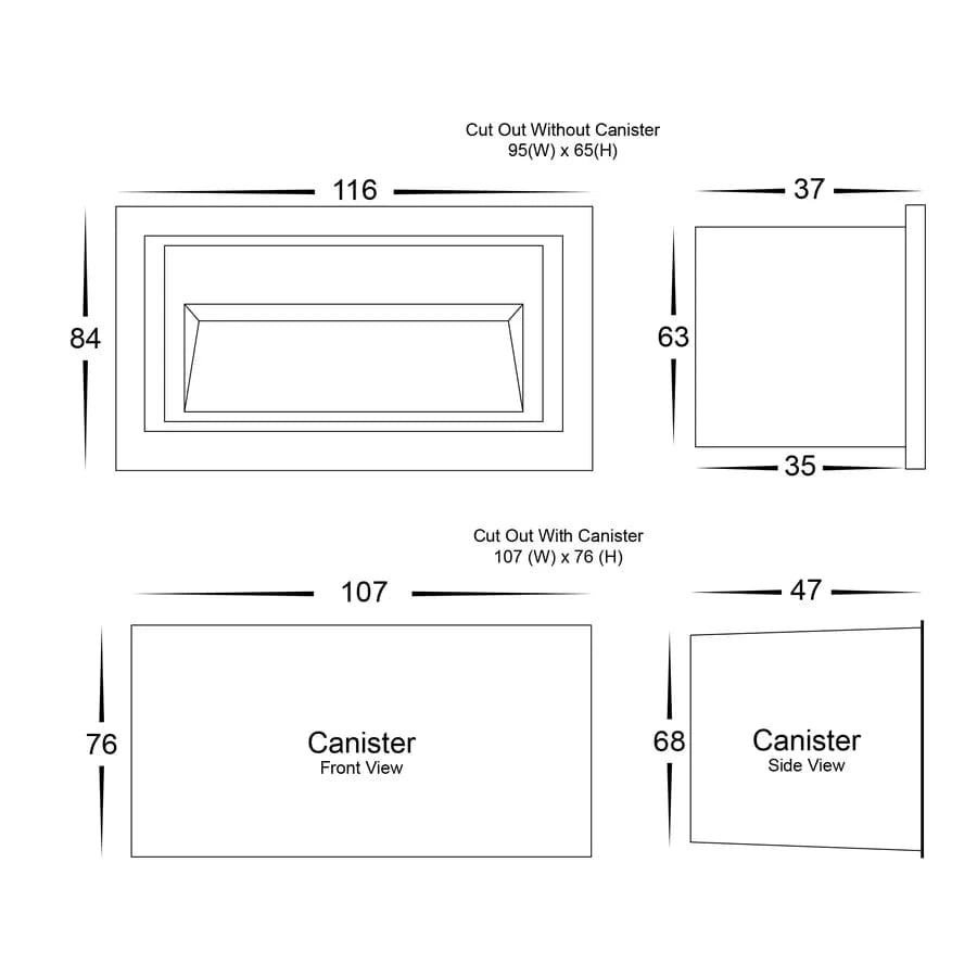 Havit Lighting Lighting HV3113T-WHT-240V | HV3113T-WHT-12V - White Rectangular Recessed LED Step Light Lights-For-You