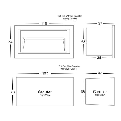 Havit Lighting Lighting HV3113T-WHT-240V | HV3113T-WHT-12V - White Rectangular Recessed LED Step Light Lights-For-You