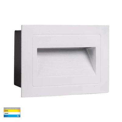 Havit Lighting Lighting HV3113T-WHT-240V | HV3113T-WHT-12V - White Rectangular Recessed LED Step Light Lights-For-You