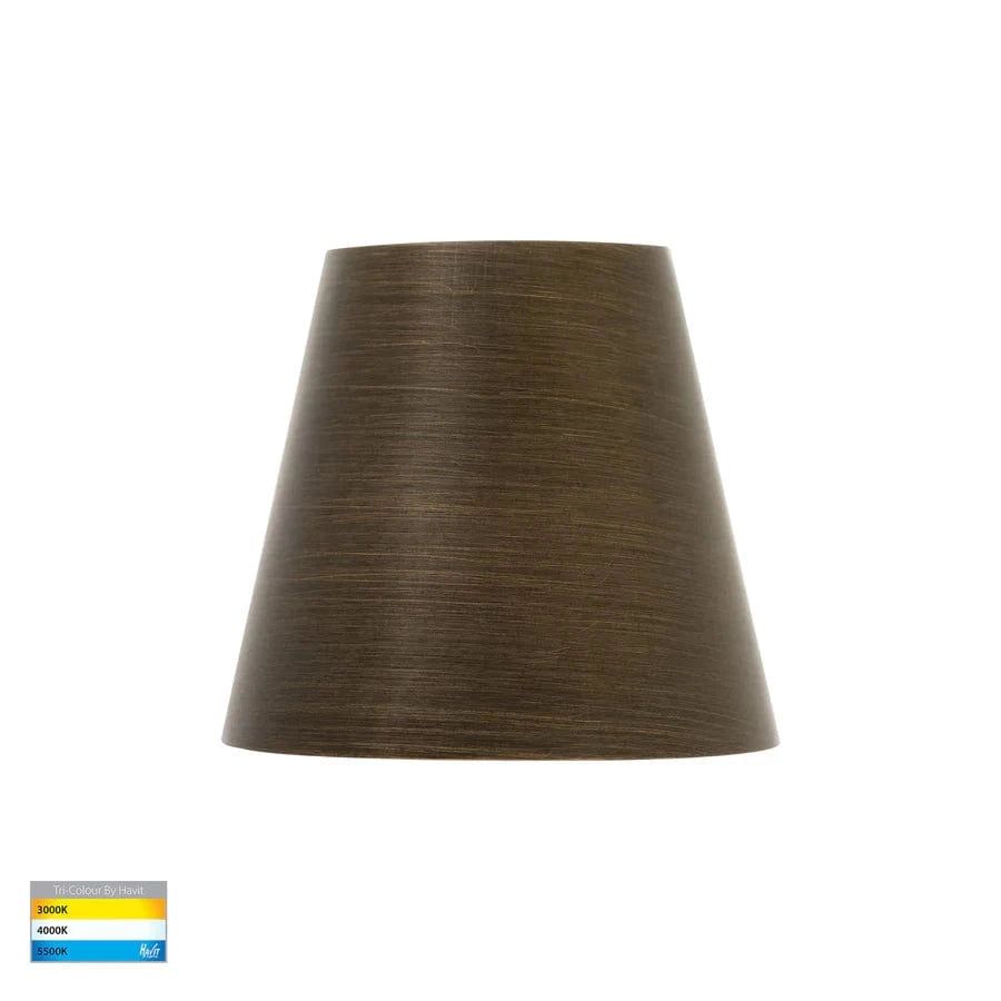 Havit Lighting Lighting HV3285T-AB-12V - Kaval Antique Brass Surface Mounted LED Wall Light Lights-For-You HV3285T-AB-12V