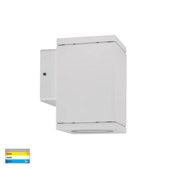 Havit Lighting Lighting HV3623T-WHT - Quadru Square White TRI Colour Fixed Down LED Wall Light Lights-For-You HV3623T-WHT