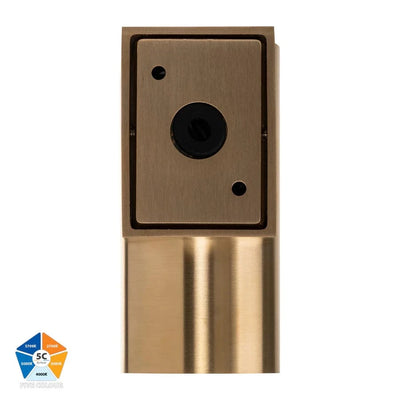 Havit Lighting Lighting HV3625S-BR- Aries Solid Brass Fixed Down LED Wall Light Lights-For-You HV3625S-BR