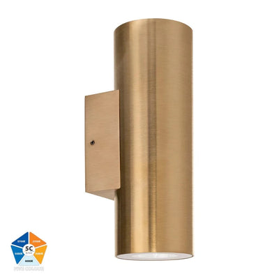 Havit Lighting Lighting HV3626S-BR- Aries Solid Brass Up & Down LED Wall Light Lights-For-You HV3626S-BR