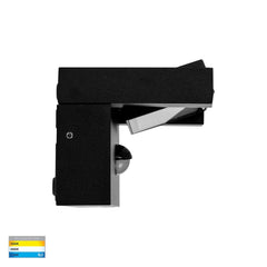 Havit Lighting Lighting HV3731T-BLK-PIR - Aluminium Black Adjustable 12w LED Floodlight with Sensor Lights-For-You HV3731T-BLK-PIR