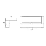 Havit Lighting Lighting HV3733T-BLK - Aluminium Black 36w Adjustable LED Floodlight Lights-For-You HV3733T-BLK