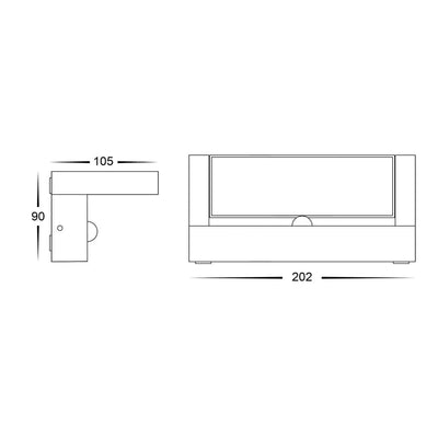 Havit Lighting Lighting HV3733T-BLK - Aluminium Black 36w Adjustable LED Floodlight Lights-For-You HV3733T-BLK