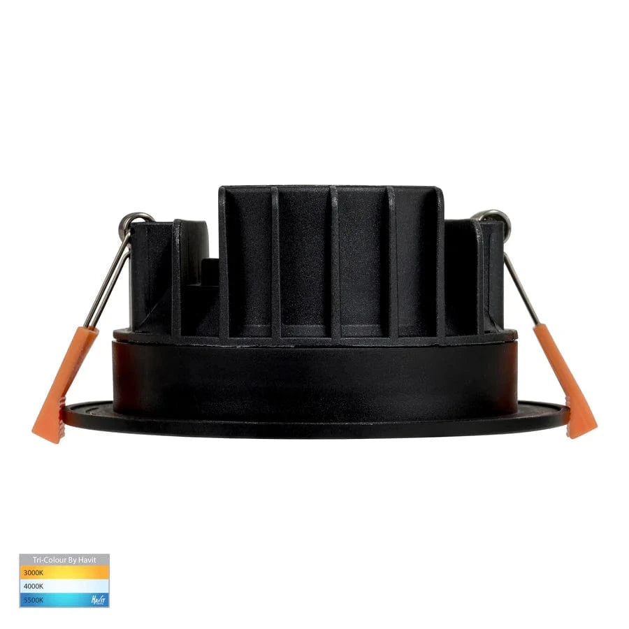 Havit Lighting Lighting HV5522T-BLK | HV5522T-BLK-24V - Polly Polycarbonate Black Fixed LED Downlight Lights-For-You