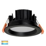 Havit Lighting Lighting HV5522T-BLK | HV5522T-BLK-24V - Polly Polycarbonate Black Fixed LED Downlight Lights-For-You HV5522T-BLK-24V