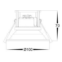 Havit Lighting Lighting HV5528-IC4CAP - IC4 Cap To Suit HV5528 Downlight Models Lights-For-You HV5528-IC4CAP