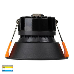 Havit Lighting Lighting HV5528T-BBGleam Black with Black Insert Tri Colour Fixed Deep LED Downlight Lights-For-You HV5528T-BB