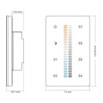 Havit Lighting Lighting HV9101-2830B - CT LED Strip Touch Panel Controller Lights-For-You HV9101-2830B