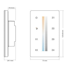 Havit Lighting Lighting HV9101-2830B - CT LED Strip Touch Panel Controller Lights-For-You HV9101-2830B