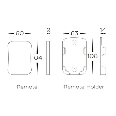 Havit Lighting Lighting HV9102-SPI-R9 - RGB SPI Remote Controller Lights-For-You HV9102-SPI-R9