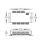 Havit Lighting Lighting HV9104-SPI-6CH - 6 Channel SPI Repeater Lights-For-You HV9104-SPI-6CH