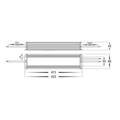 Havit Lighting Lighting HV9658-480W - 480w Weatherproof LED Driver Lights-For-You