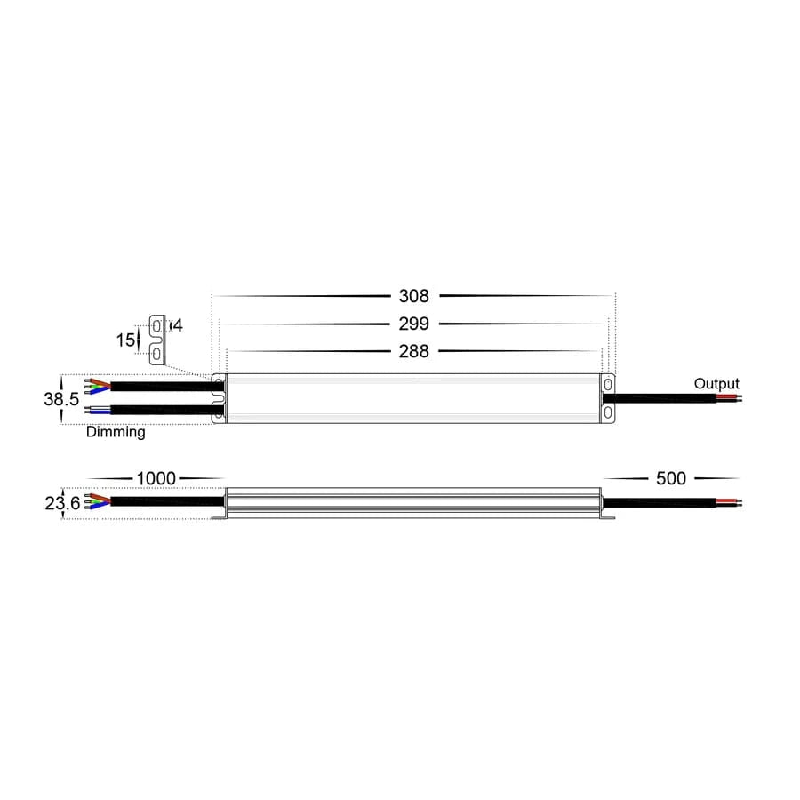 Havit Lighting Lighting HV96632-60W - 60W Dali 2 + Push Dim Dimmable LED Driver Lights-For-You